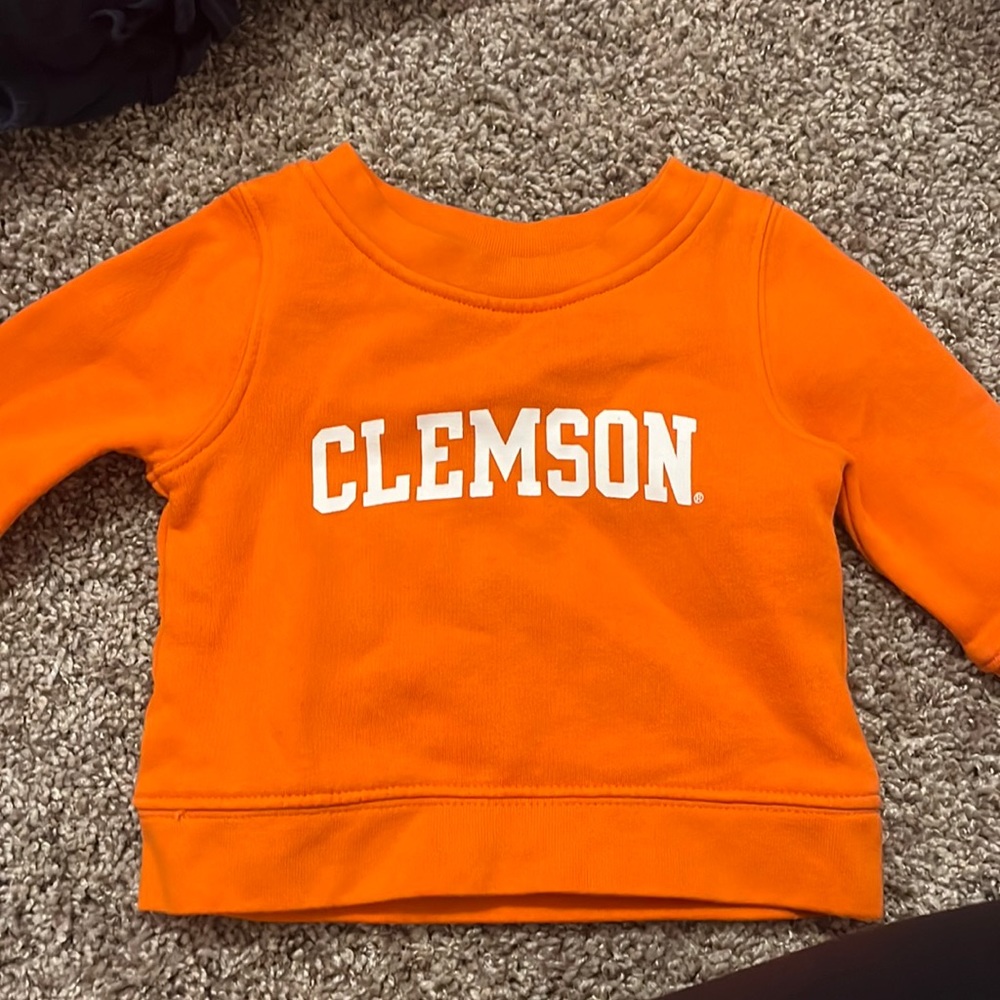 6-9 months champion brand Clemson sweatshirt